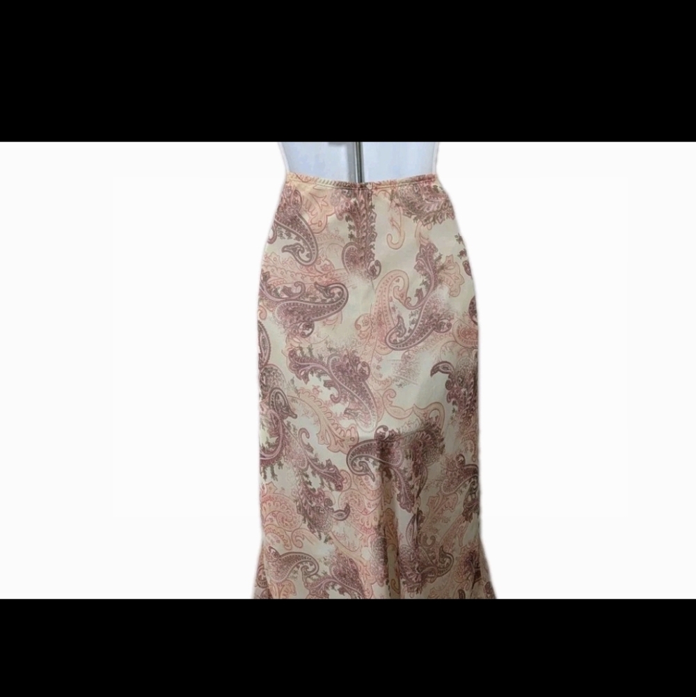 Fashion Bug Paisley Whimsical Midi Skirt XL Feminine Fairy #sk1 - Picture 5 of 8